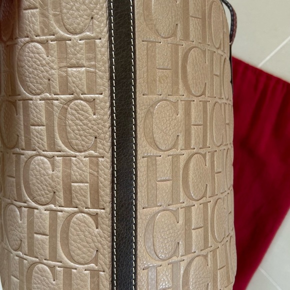 Carolina Herrera Embossed Tote - Picture 7 of 14